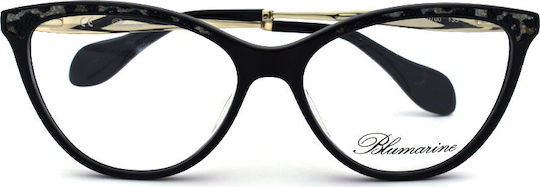 Blumarine Eyeglass Frame Black VBM754S 0700