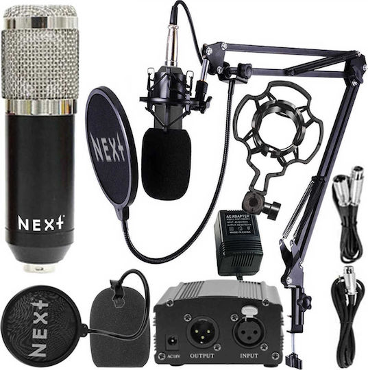 Next Phantom Power Kit Set Kondensatormikrofon Stoßmontiert für Gesang