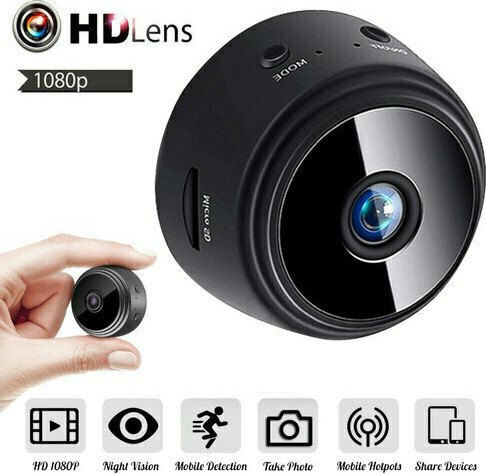 Hidden Camera WiFi 720P with Memory Card Slot and Motion Detector