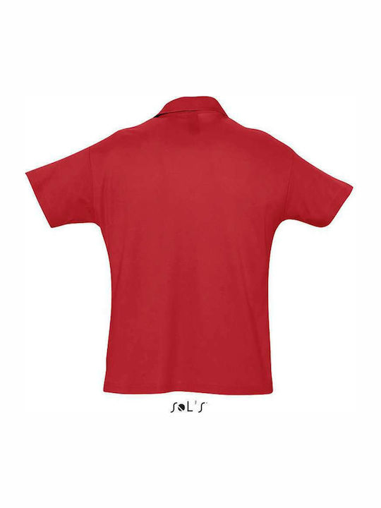 Sol's Summer II Ανδρική Διαφημιστική Μπλούζα Κοντομάνικη σε Κόκκινο Χρώμα