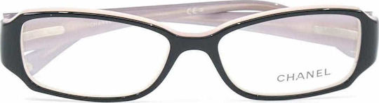 Chanel Plastic Eyeglass Frame Black 3097 851