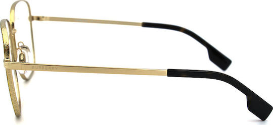 Burberry Elliott Metal Eyeglass Frame Butterfly Brown BE1347 1308