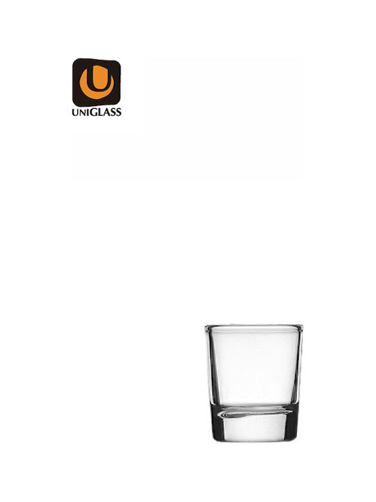 Uniglass Pahar de shot din Sticlă 40ml