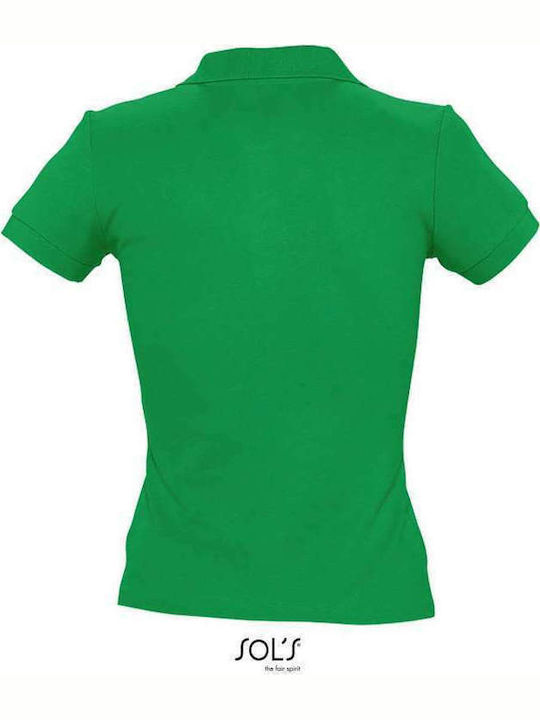 Sol's People Women's Short Sleeve Promotional Blouse Kelly Green