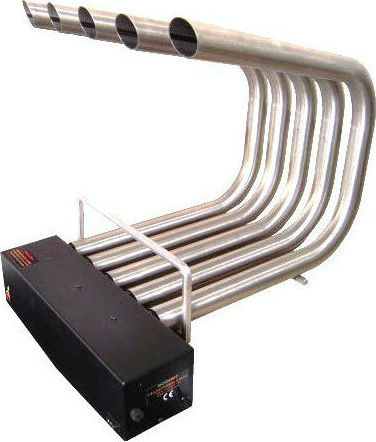 EcoHot 3-IN-TH Εναλλάκτης Τζακιού 62W Inox Μ72xΥ53xΒ69-97εκ.