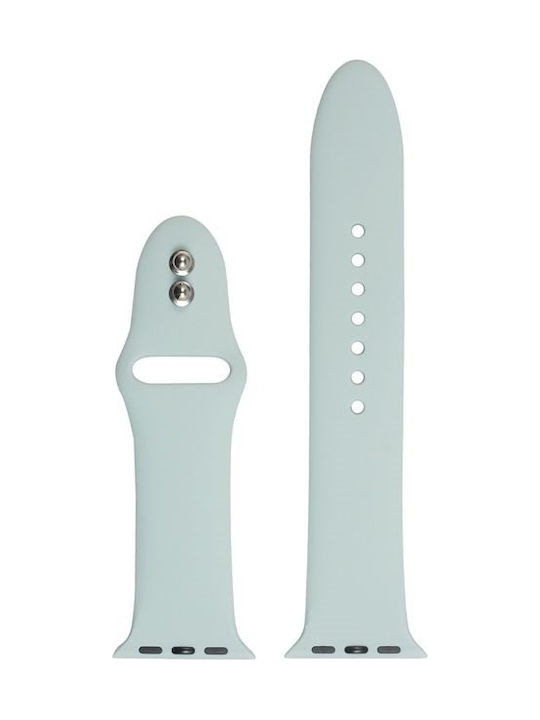 Crong Liquid Strap Silicone with Pin Turquoise (Apple Watch 44/45/46mm/Ultra 49mm) CRG-44LQB-GRN