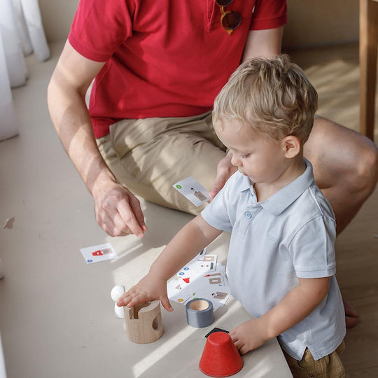 Plan Toys Όχημα Διαστημόπλοιο από Ξύλο για 24+ Μηνών