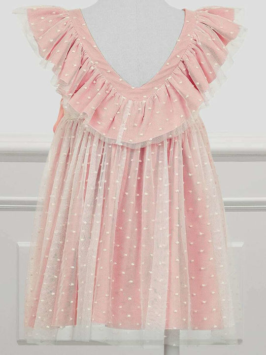 Abel & Lula Children's Dress Tulle Pink