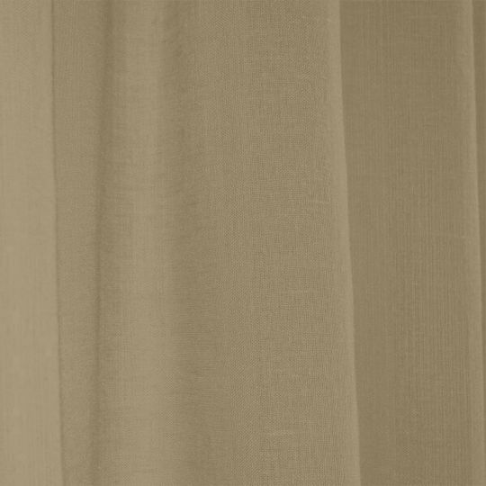 Lino Home Перде с Плик с Писалка Line 105 Кафяво 300x295см
