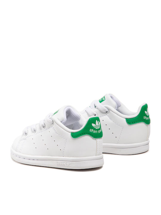 Stan Smith STAN SMITH EL I Детски маратонки Low Облачно Бяло / Зелено