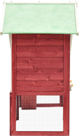 vidaXL 170871 Wooden Cage for Rabbits 140x63x120cm