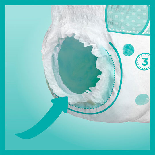Pampers Πάνες Βρακάκι 360° No. 3 για 6-11kg 56τμχ