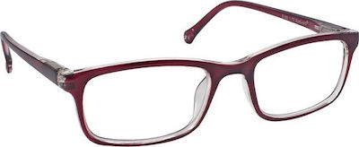 Eyelead E166 Ochelari de citit +2.75 în culoarea Burgundy E166 E 166