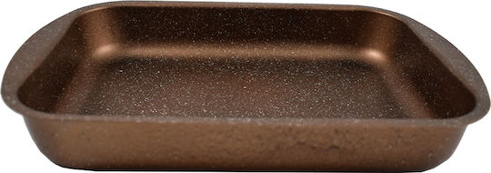 Chios Hellas Woodstone Aluminum Baking Pan with Stone Interior Coating