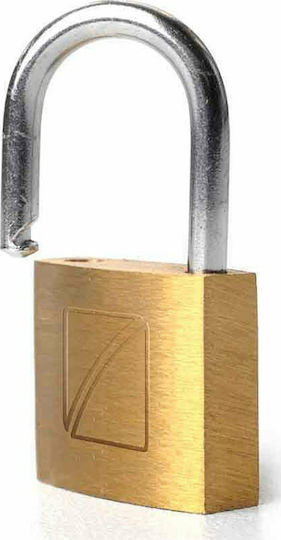 Travel Blue Padlock Brass with Key Set 20mm Blue 2pcs