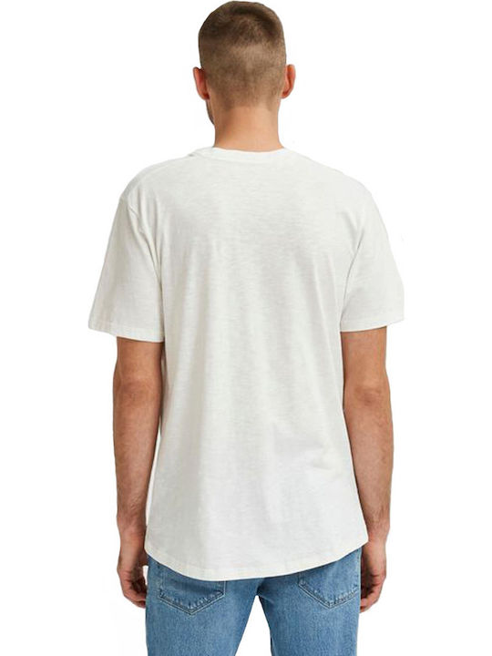 Selected Men's Short Sleeve T-shirt White