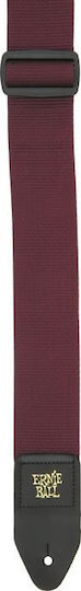 Ernie Ball Polypro Guitar Strap Burgundy