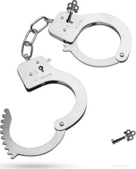 Easytoys Metal Cuffs Handschellen in Silber Farbe