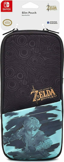 Hori Slim Pouch Zelda (Breath of the Wild) Plastic Switch Carrying Case Black