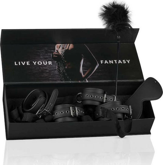 Easytoys Beginners Bondage Fantasy Kit BDSM Kit σε Μαύρο Χρώμα