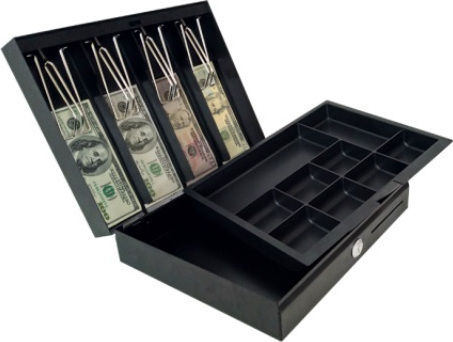 TE Tameiaki Express Cash Drawer with 8 Coin Slots and 5 Slots for Bills 30x24.5x9.2cm