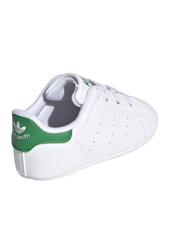 adidas Βρεφικά Sneakers Αγκαλιάς Λευκά Stan Smith