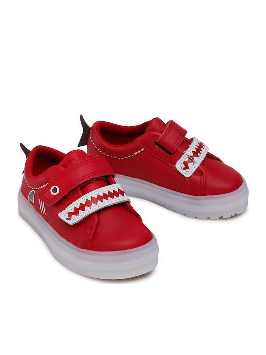 Flare Scale Lo Kids Sneakers Anatomic with Scratch Red