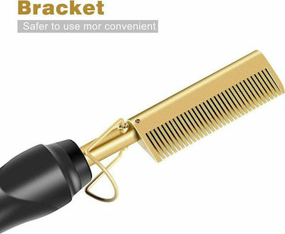 Gemei Electric Ceramic Hair & Beard Brush for Straightening