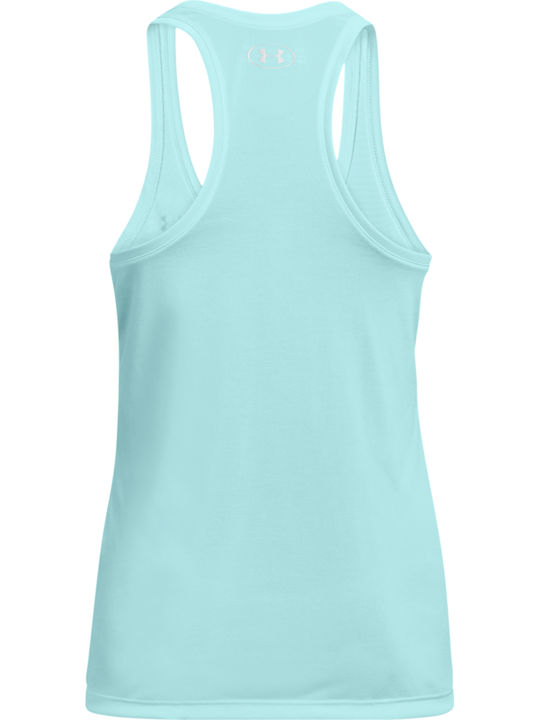 Under Armour Tech Twist Women's Sleeveless Sport Blouse Light Blue 1275487-442