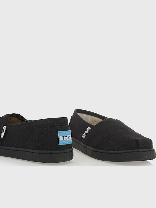 Παιδικές Εσπαντρίγιες Slip-On Μαύρες Alpargata