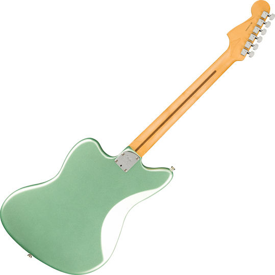 Fender American Professional II Електрическа Китара SG с SS Конфигурация на Пикапите Зелена с Калъф
