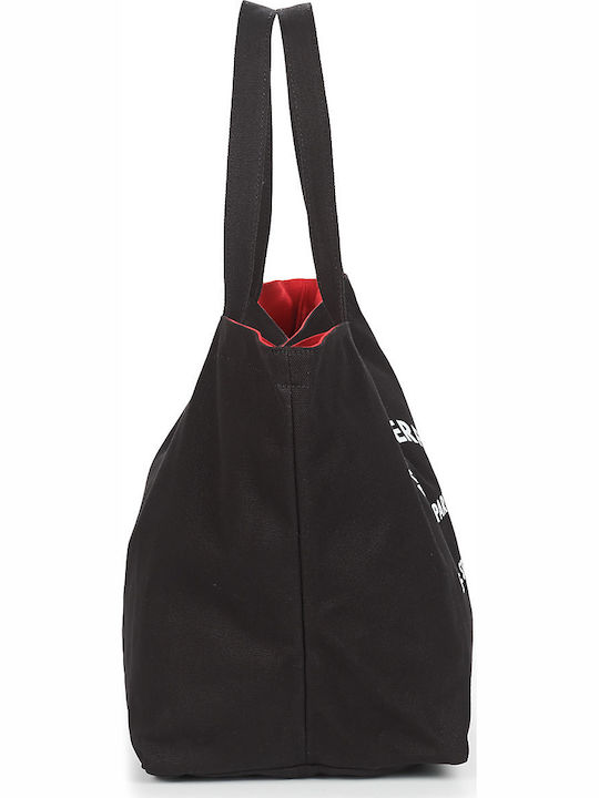 Rue St-Guillaume Fabric Women's Shopper Bag Black