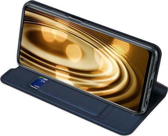 Dux Ducis Skin Pro Book Synthetic Leather Blue (Redmi Note 9T)