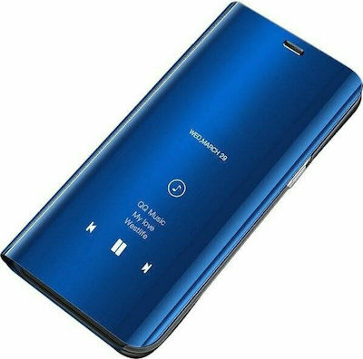 Hurtel Clear View Buchen Sie Kunststoff Blau (Redmi Note 9T)