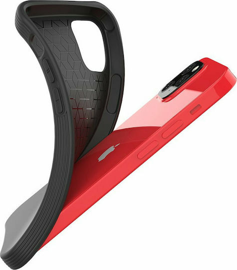 Hurtel Soft Touch Umschlag Rückseite Silikon Rosa (iPhone 12 mini)