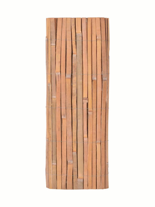 vidaXL Bambuszaun Mit Halbes Schilf 70x1000cm