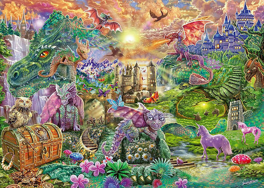 Enchanted Dragon Kingdom Puzzle 2D 1000pcs