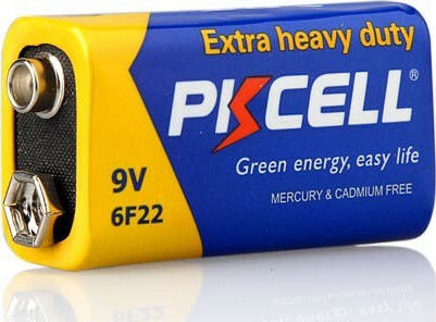 Pkcell Extra Heavy Duty Цинкови батерии Цинк 9V 1бр