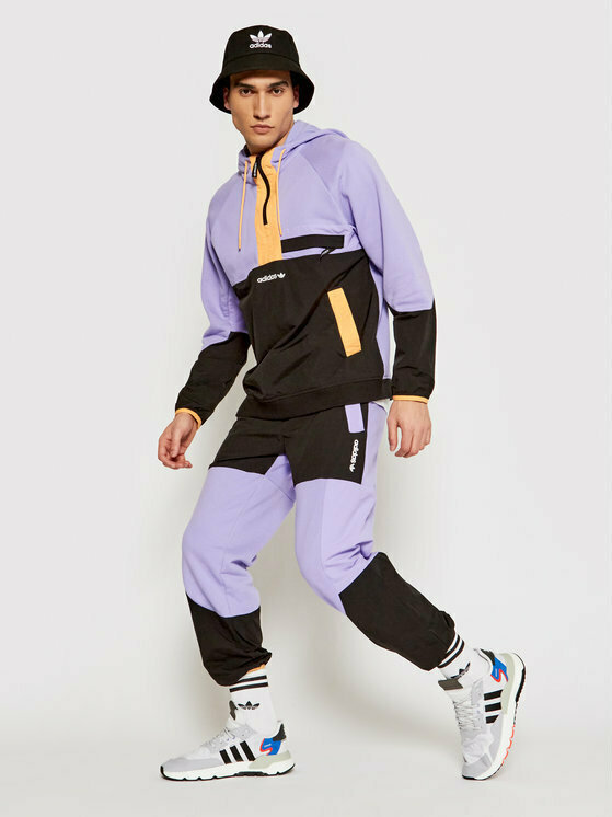 Adidas Adventure Colorblock Παντελόνι Φόρμας με Λάστιχο Μωβ GN2368 |  Skroutz.gr
