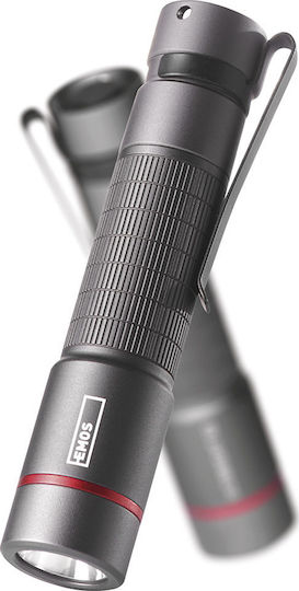 Emos Taschenlampe LED IP65 mit maximaler Helligkeit 170lm Ultibright 60 Grau