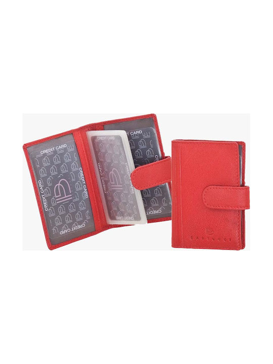 Bartuggi 521-111 Men's Leather Card Wallet Red 521-111-red