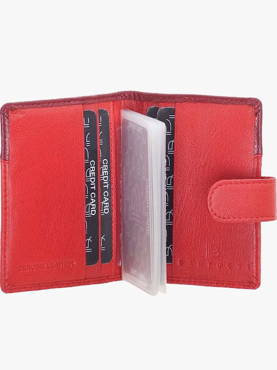 521-110 Leather Men's Wallet Cards Red