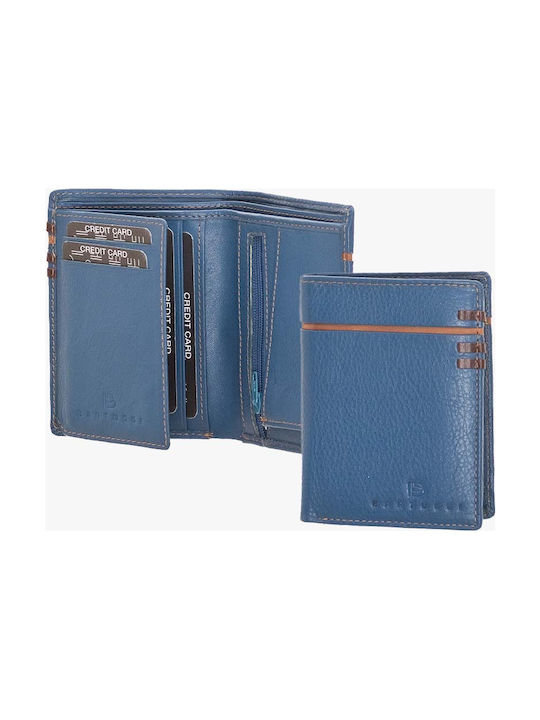 Bartuggi Men's Leather Wallet Blue