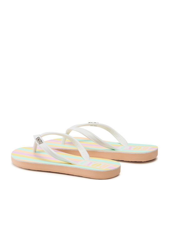 Roxy Șlapi pentru copii Flip Flops Albe