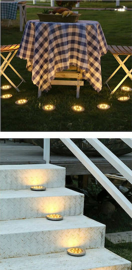 GloboStar Spiked Solar Light 3W 170lm Warm White 3000K with Photocell IP65