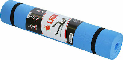 Liga Sport Yoga/Pilates Mat Blue (173x61x0.6cm)