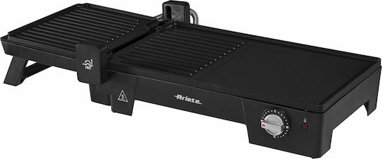 Ariete Tabletop Electric Grill Smooth Plate 2400W with Adjustable Thermostat 43cmx30cmcm