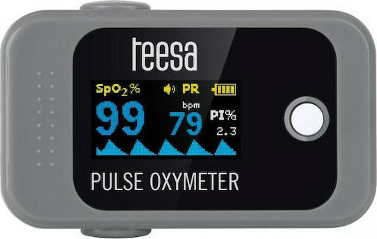 Teesa PX50 Пулсов оксиметър Пръст Сив