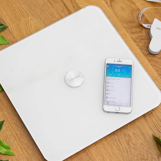Cecotec Surface Precision 9600 Smart Healthy Smart Ζυγαριά 180kg με Λιπομετρητή & Bluetooth Λευκή