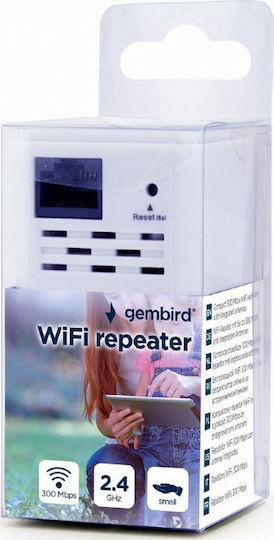 Gembird WNP-RP300-03 Amplificator Semnal WiFi Bandă Unică (2.4GHz) 300Mbps Alb
